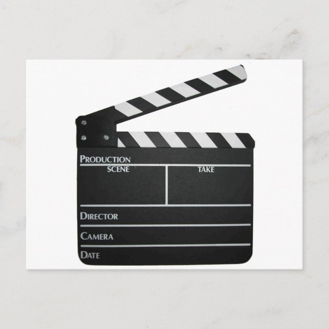 Carte Postale Film de film Clapboard (Devant)