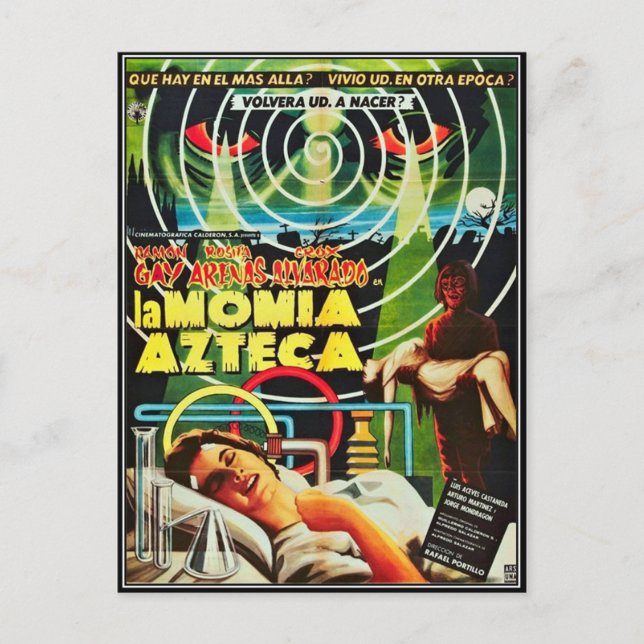 Carte Postale film d'horreur vintage - (Devant)