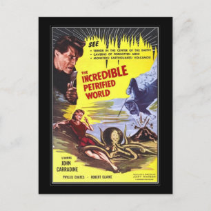 Carte Postale film d'horreur vintage -