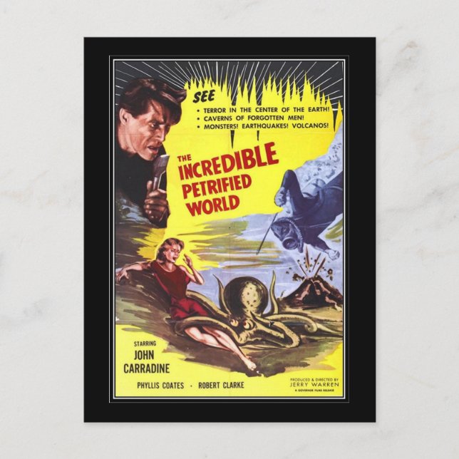 Carte Postale film d'horreur vintage - (Devant)