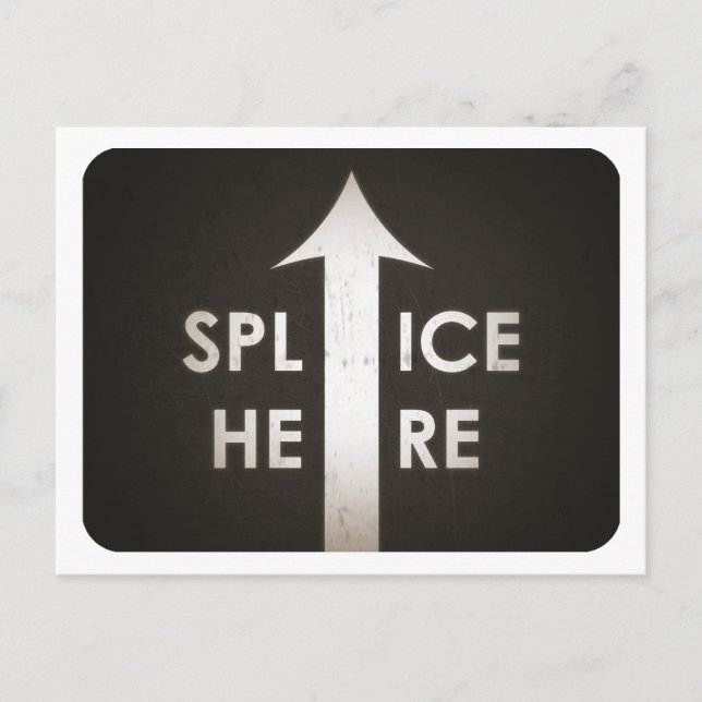 Carte postale Film Splice Here (Devant)