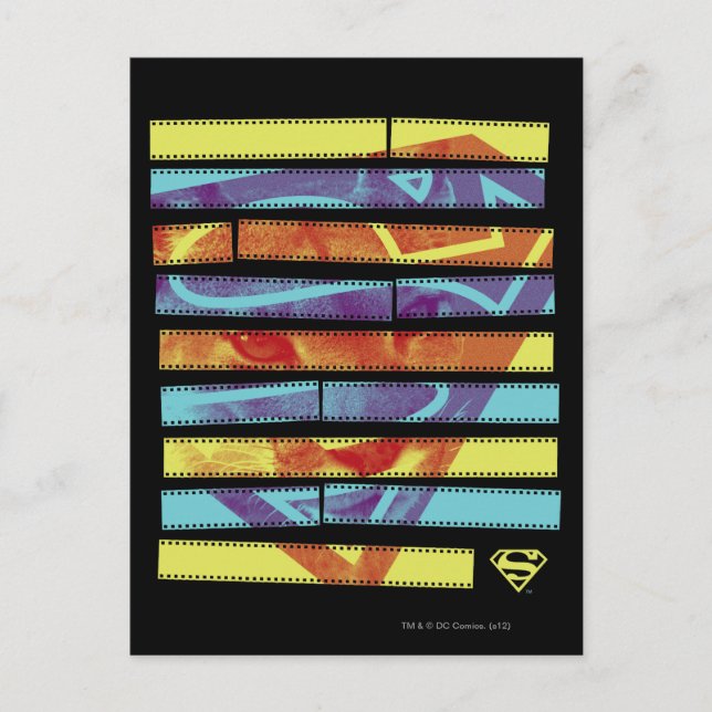 Carte Postale Filmstrip Supergirl (Devant)