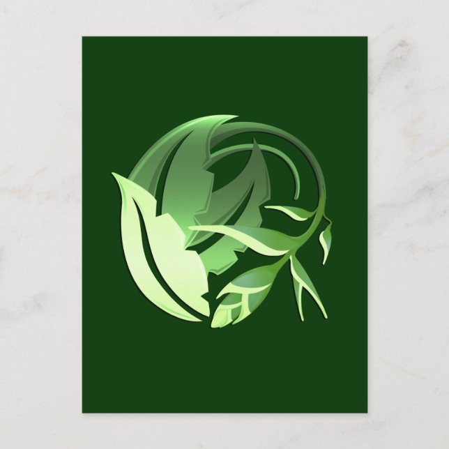 Carte Postale Fine Cool mignonne Girl Retro Mode florale (Devant)