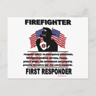 Carte Postale FireFighter_First_Responder