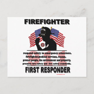 Carte Postale FireFighter_First_Responder