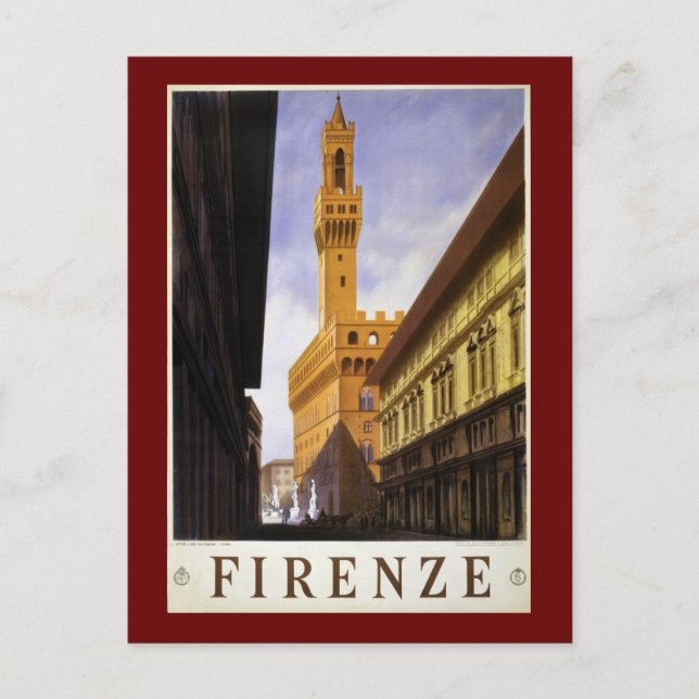 Carte Postale Firenze (Devant)