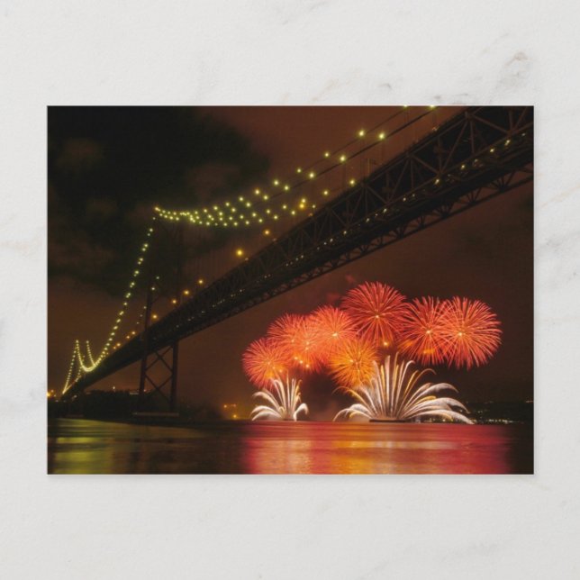Carte Postale Firework Lisbonne (Devant)
