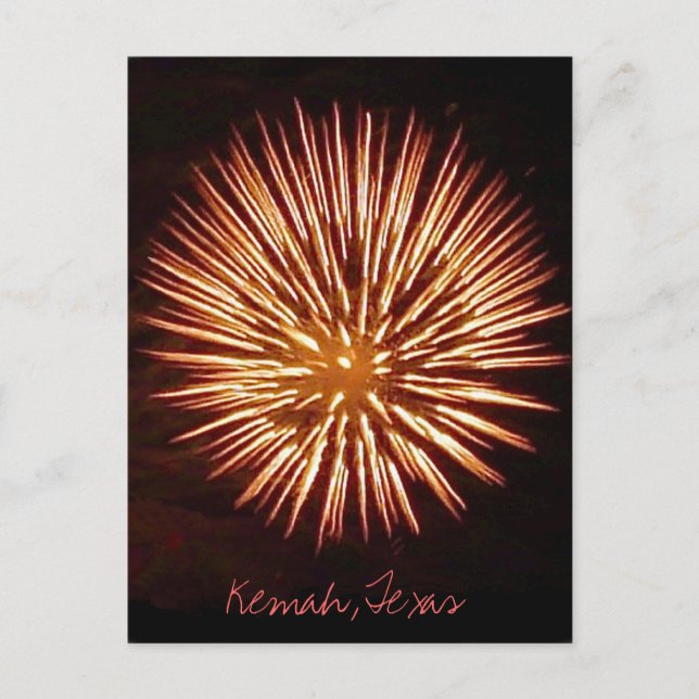 Carte postale Fireworks1c - customisée (Devant)