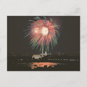 Carte Postale Fireworks sur Washington DC