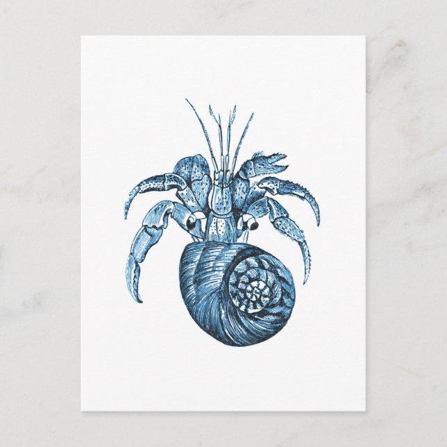 Carte Postale Fish beach ocean coastal nautical sea blue toxits (Devant)
