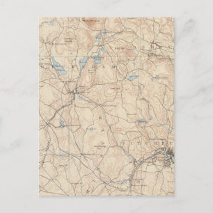 Carte Postale Fitchburg, Massachusetts
