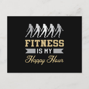 Carte Postale Fitness Gym Danse Entraînement Sport Idée cadeau