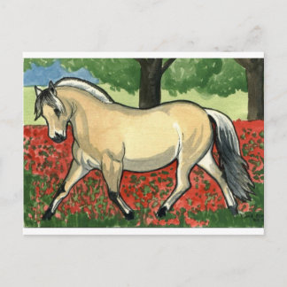 Carte Postale Fjord norvégien HORSE ART