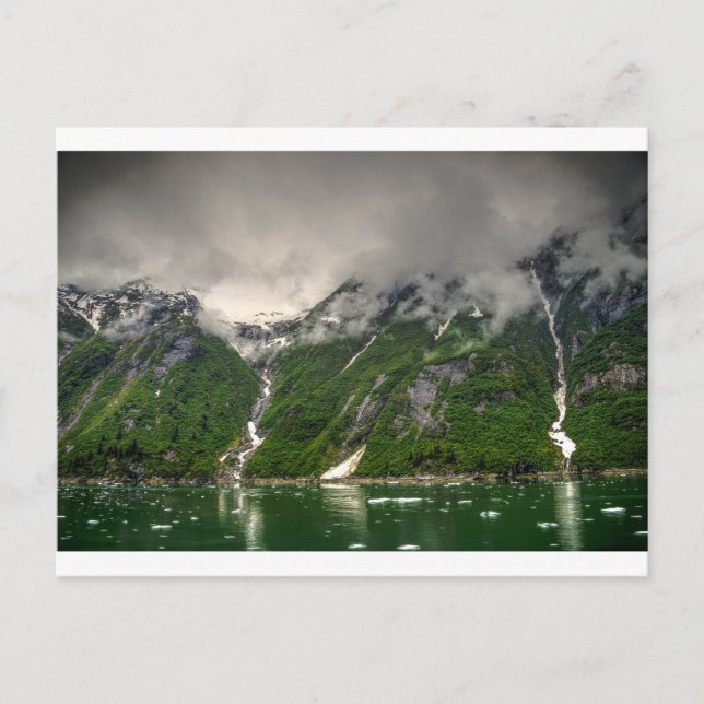 Carte Postale Fjord Tracy Arm en Alaska (Devant)