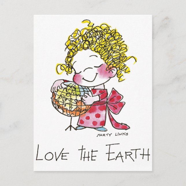 Carte Postale FL-003 Love Earth (Devant)