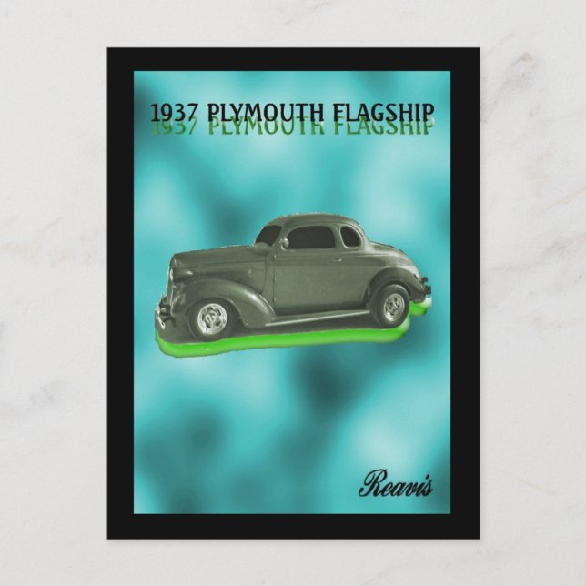CARTE POSTALE FLAGSHIP DE PLYMOUTH 1937 (Devant)