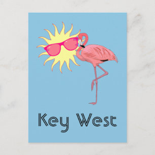 Carte Postale Flamant de Key West