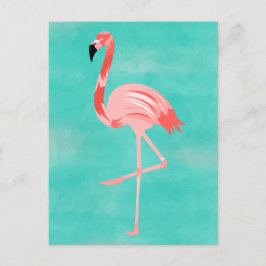 Carte Postale Flamant rose
