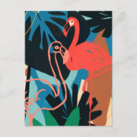 Flamant rose funky