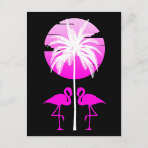 Carte Postale Flamant Rose Nature