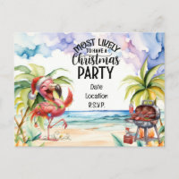 Flamant rose Noël à la fête de juillet