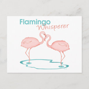 Carte Postale Flamant rose Whisperer