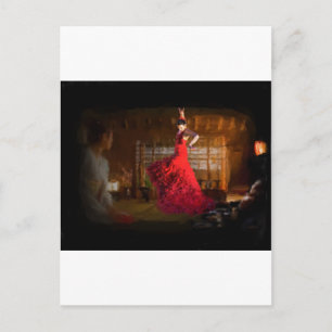 Carte Postale Flamenca allume une maison de thé à Tokyo, Japon