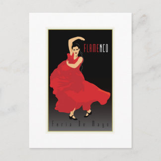 Carte Postale Flamenco