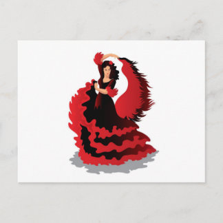 Carte Postale Flamenco