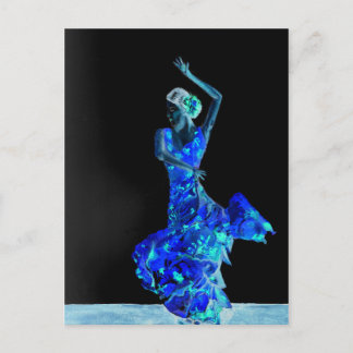 Carte Postale Flamenco foncé.