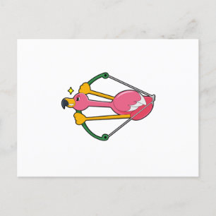 Carte Postale Flamingo as Arrow