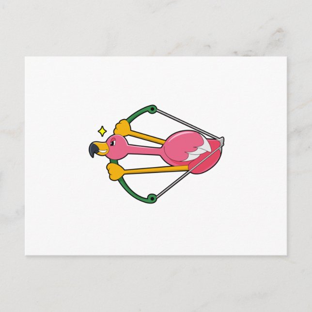 Carte Postale Flamingo as Arrow (Devant)