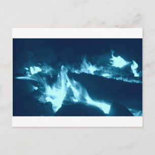 Carte Postale Flamme bleue