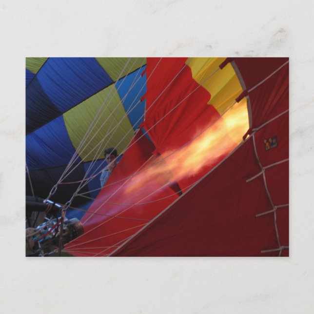 Carte Postale Flamme de ballon - Hot Air Balloon Festival (Devant)