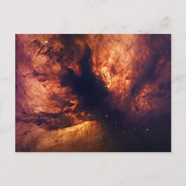 Carte Postale Flamme Nebula NGC 2024 Ceinture d'Orion (Devant)