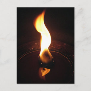 Carte Postale flamme vivante