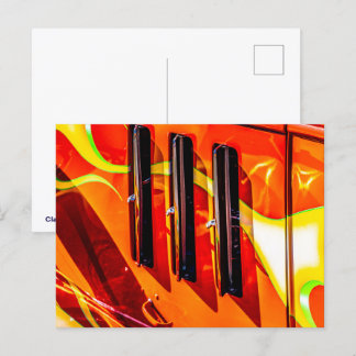 Carte Postale Flammes à tiges chaudes