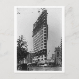 Carte Postale Flatiron Building En Construction, New York City