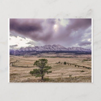 Carte Postale Flatirons au coucher du soleil