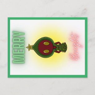 Carte Postale Flatwoods monster noël