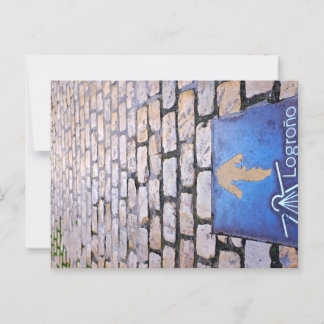 Carte Postale Flèche jaune