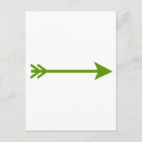 Flèche verte Droite Le MUSÉE Zazzle Cadeaux