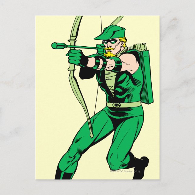 Carte Postale Flèche verte Flèche tournante (Devant)