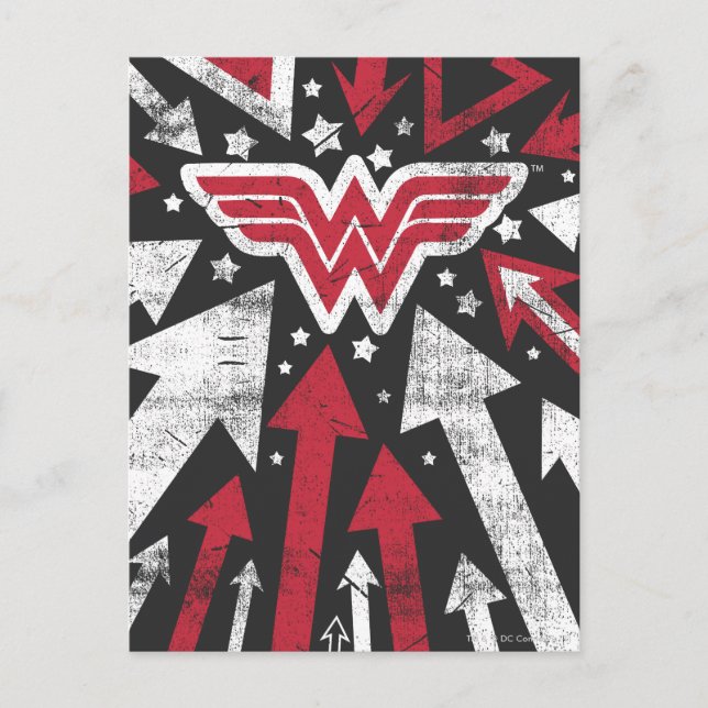 Carte Postale Flèches de Wonder Woman (Devant)