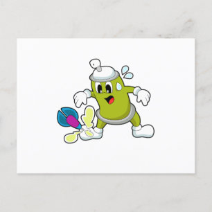 Carte Postale Fléchettes à pulvérisation de glace