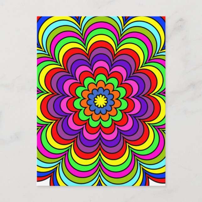 Carte Postale Fleur (Devant)