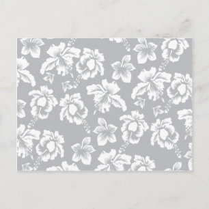 Carte Postale Fleur blanche hawaïenne de mariage