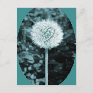 Carte Postale Fleur de coeur de blume de Herz