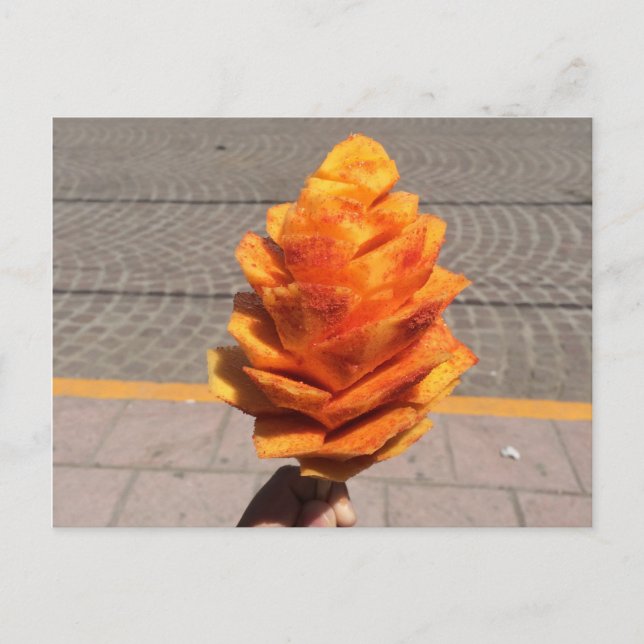 Carte Postale Fleur de fruits (Devant)