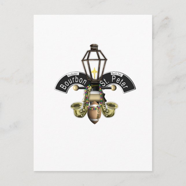 Carte Postale Fleur de la Nouvelle-Orléans (Devant)